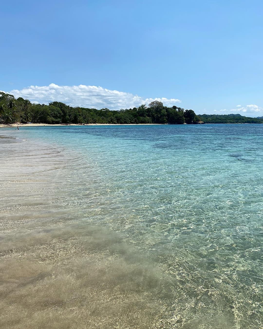 Punta Uva: crystal-clear, calm water over pale sand